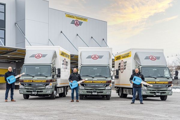 Drei FUSO eCanter für die Camion Transport AG | MERCEDES News Elektromobilität